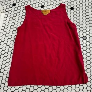 Classiques entier petites silk sleeveless shirt size XSP